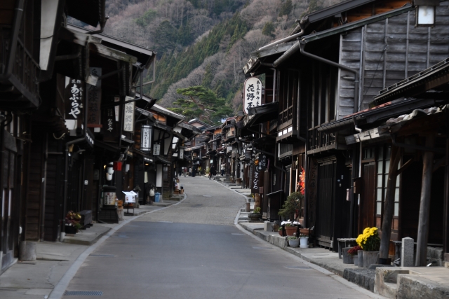 中山道　奈良井淑