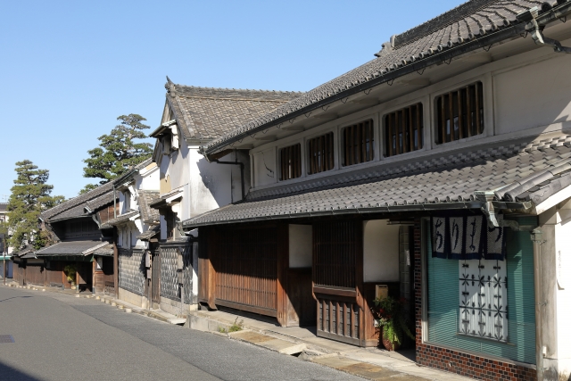 東海道　有松の町並み